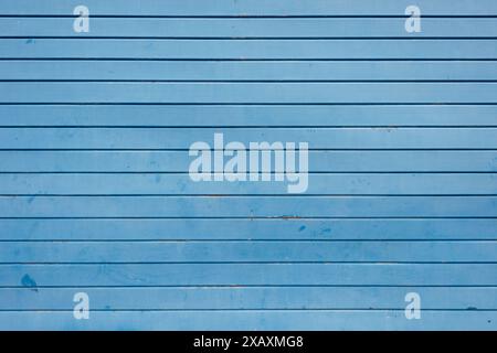 Blue shutter roll up metal door Stock Photo