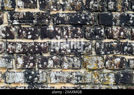 Close up of weathered brick wall Stock Photo