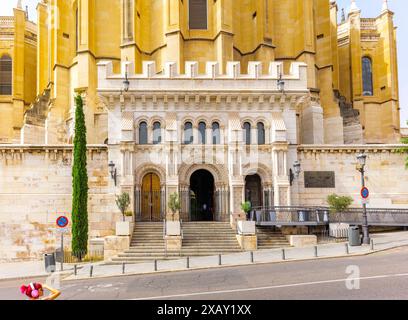 Almudena Cathedral crypt in Madrid, Spain. Stock Photo