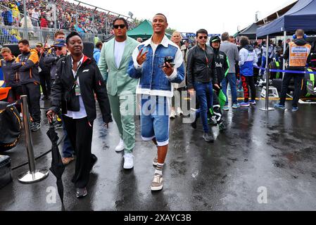 Montreal, Canada. 09th June, 2024. Grid guests. 09.06.2024. Formula 1 World Championship, Rd 9, Canadian Grand Prix, Montreal, Canada, Race Day. Photo credit should read: XPB/Alamy Live News. Stock Photo