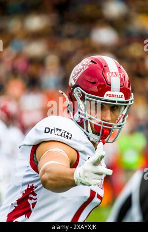 Unterhaching, Germany. 09. June. 2024. European League of Football, ELF ...