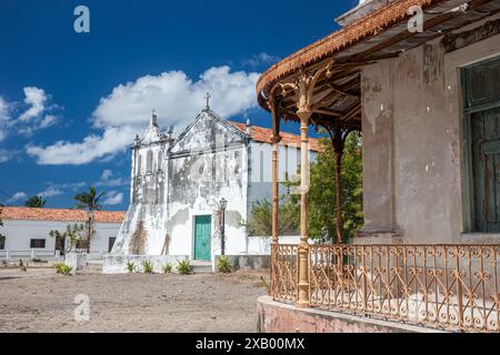 Mozambique, Cabo Delgado, Quirimbas, Ilha do Ibo, The old church Stock Photo