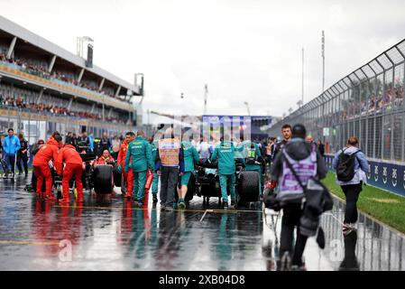 Montreal, Canada. 09th June, 2024. The grid. 09.06.2024. Formula 1 World Championship, Rd 9, Canadian Grand Prix, Montreal, Canada, Race Day. Photo credit should read: XPB/Alamy Live News. Stock Photo