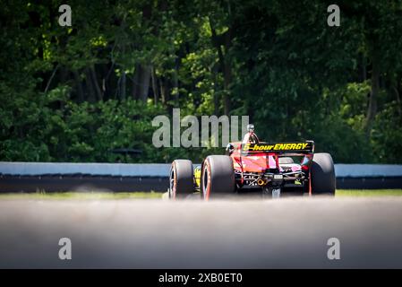 Elkhart Lake, Wi, USA. 9th June, 2024. PIETRO FITTIPALDI (30) of Miami, Florida practices for the XPEL Grand Prix at Road America in Elkhart Lake, WI. (Credit Image: © Walter G. Arce Sr./ASP via ZUMA Press Wire) EDITORIAL USAGE ONLY! Not for Commercial USAGE! Credit: ZUMA Press, Inc./Alamy Live News Stock Photo