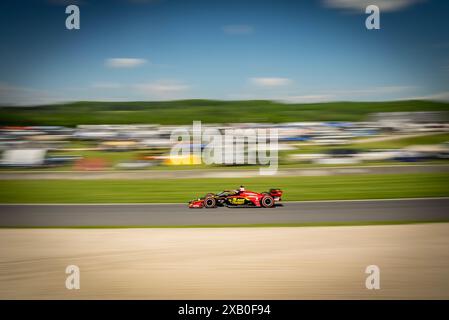 Elkhart Lake, Wi, USA. 9th June, 2024. PIETRO FITTIPALDI (30) of Miami, Florida practices for the XPEL Grand Prix at Road America in Elkhart Lake, WI. (Credit Image: © Walter G. Arce Sr./ASP via ZUMA Press Wire) EDITORIAL USAGE ONLY! Not for Commercial USAGE! Credit: ZUMA Press, Inc./Alamy Live News Stock Photo