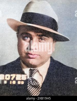 Capone, Alphonse 'Al', 17.1.1899 - 25.1.1947, American criminal (Cosa Nostra), portrait, ADDITIONAL-RIGHTS-CLEARANCE-INFO-NOT-AVAILABLE Stock Photo