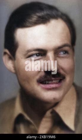 Hemingway, Ernest, 21.07.1899 - 2.7.1961, American author/writer, portrait, 1920s, young, man, ADDITIONAL-RIGHTS-CLEARANCE-INFO-NOT-AVAILABLE Stock Photo