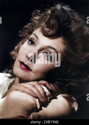 Leander, Zarah, 15.3.1907 - 23.6.1981, Swedish actress and singer, portrait, 1940s, ADDITIONAL-RIGHTS-CLEARANCE-INFO-NOT-AVAILABLE Stock Photo