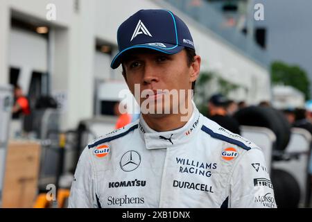 Montreal, Kanada. 09th June, 2024. 09.06.2024, Circuit Gilles-Villeneuve, Montreal, FORMULA 1 AWS GRAND PRIX DU CANADA 2024, in the picture Alexander Albon (GBR), Williams Racing Credit: dpa/Alamy Live News Stock Photo