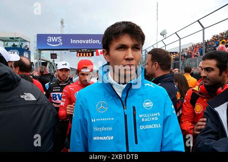 Montreal, Kanada. 09th June, 2024. 09.06.2024, Circuit Gilles-Villeneuve, Montreal, FORMULA 1 AWS GRAND PRIX DU CANADA 2024, in the picture Alexander Albon (GBR), Williams Racing Credit: dpa/Alamy Live News Stock Photo