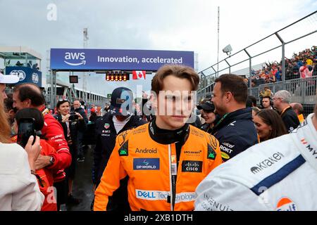 Montreal, Kanada. 09th June, 2024. 09.06.2024, Circuit Gilles-Villeneuve, Montreal, FORMULA 1 AWS GRAND PRIX DU CANADA 2024, in the picture Oscar Piastri (AUS), McLaren F1 Team Credit: dpa/Alamy Live News Stock Photo