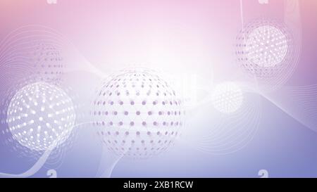 Artificial intelligence quantum computer technology concept. Quantum computing. Quantum processing. Future new technology for business or science Stock Vector