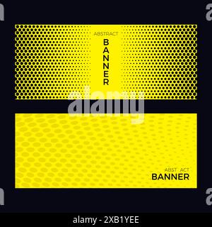 Abstract Dot Banner simple and modern design Stock Vector