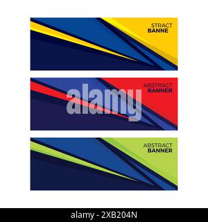 Abstract Banner Design Sport Vector Stock Vector