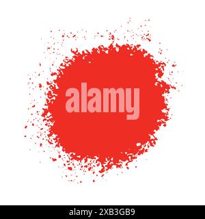 Hand drawn red crayon powder explosion Stock Vector Image & Art - Alamy