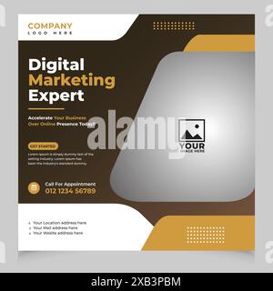 Corporate Flyer Templates for Seamless Brand Consistency Stock Vector