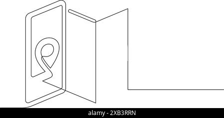 Smartphone navigation system Stock Vector Image & Art - Alamy
