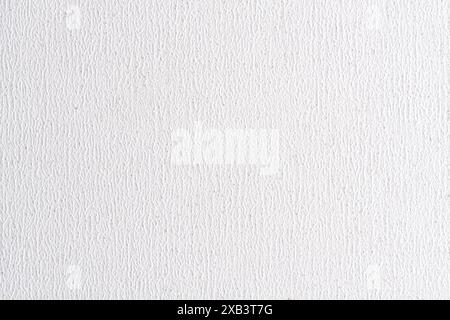 Texture and background white wall painted with white matte paint Stock Photo