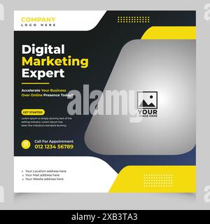 Corporate Flyer Templates for Seamless Brand Consistency Stock Vector