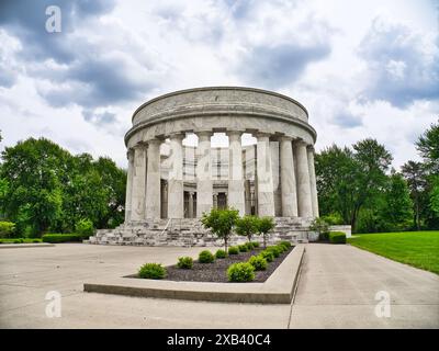 The tomb of United States President Warren G. Harding in Marion Ohio USA 2024 Stock Photo