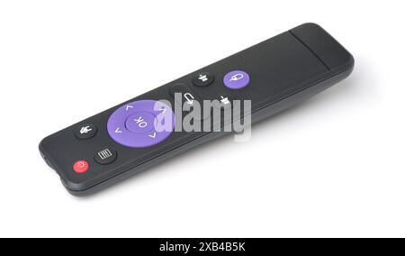 Universal wireless air mouse remote isolated on white Stock Photo