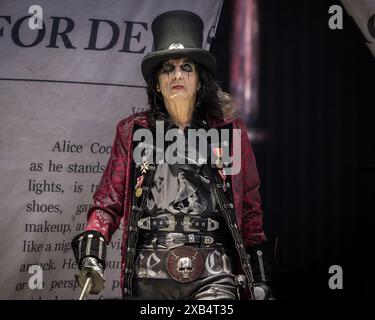 Alice Cooper at Sweden Rock Festival 2024 Stock Photo