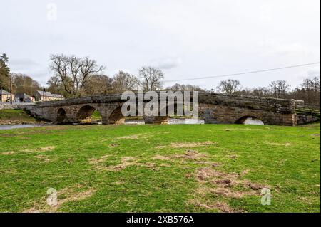 The Paperhaugh Bridge in Northumberland UK Stock Photo