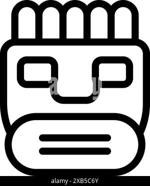 Connector plug is used to connect electronic circuits with the help of pins Stock Vector