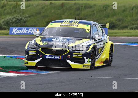 Daryl Deleon, Cupra Leon, Duckhams Racing with Bartercard, BTCC, British Touring Car Championship, Rounds ten, eleven, and twelve of the 2024 season, Stock Photo