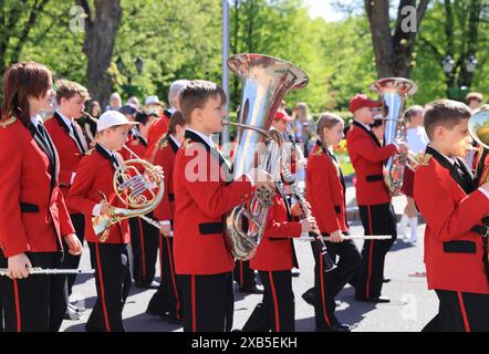 On May 4th 1990 Latvia proclaimed it's independence from the USSR after decades of Soviet occupation, & this date is always celebrated. Stock Photo