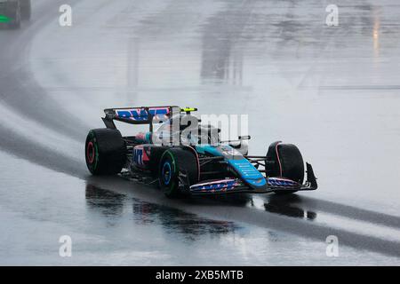 Montreal, Kanada. 09th June, 2024. 09.06.2024, Circuit Gilles-Villeneuve, Montreal, FORMULA 1 AWS GRAND PRIX DU CANADA 2024, in the picture Pierre Gasly (FRA), Alpine F1 Team Credit: dpa/Alamy Live News Stock Photo