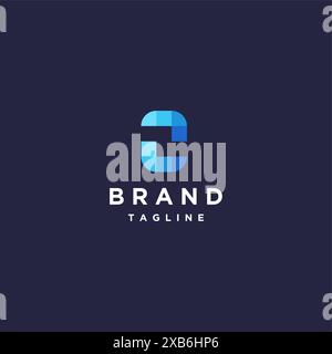 Letter Z Above Abstract Pixel Letter O Logo Design. Pixel Design Letter O With A Shadow Of The Letter Z In The Middle. Stock Vector
