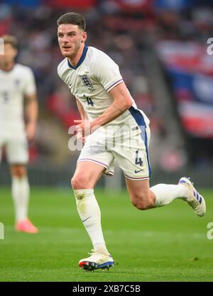 07 Jun 2024 - England v Iceland- International Friendly - Wembley. Declan Rice in action.  Picture : Mark Pain / Alamy Live News Stock Photo