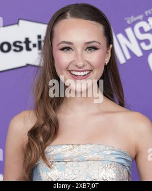 Los Angeles, USA. 10th June, 2024. Kensington Tallman arrives at the Disney And Pixar's INSIDE OUT 2 World Premiere held at the El Capitan Theatre in Hollywood, CA on Monday, ?June 10, 2024. (Photo By Sthanlee B. Mirador/Sipa USA) Credit: Sipa USA/Alamy Live News Stock Photo