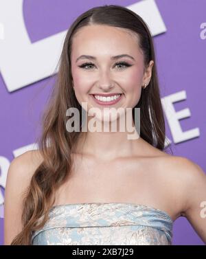 Los Angeles, USA. 10th June, 2024. Kensington Tallman arrives at the Disney And Pixar's INSIDE OUT 2 World Premiere held at the El Capitan Theatre in Hollywood, CA on Monday, ?June 10, 2024. (Photo By Sthanlee B. Mirador/Sipa USA) Credit: Sipa USA/Alamy Live News Stock Photo