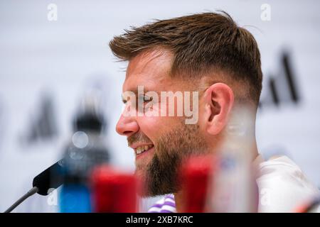 GER, DFB, Pressekonferenz,, Fussball Herren Nationalmannschaft Deutschland, UEFA Fussball Europameisterschaft 2024, Herzogenaurach 10.06.2024.  Foto: Eibner-Pressefoto/Florian Wiegand Stock Photo