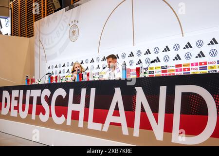 GER, DFB, Pressekonferenz, Fussball Herren Nationalmannschaft Deutschland, UEFA Fussball Europameisterschaft 2024, Herzogenaurach 10.06.2024.  Foto: Eibner-Pressefoto/Florian Wiegand Stock Photo