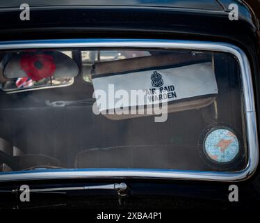 WW2 military motorbike at the 80th anniversary of the D-Day landings at ...