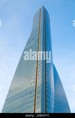 Espacio tower. CTBA, Madrid, Spain. Stock Photo