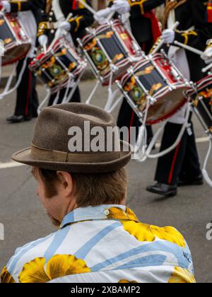 Southwick Revival Spirit of D-Day Took on the 8th of June 2024. commemorating the D-Day Landings. Stock Photo