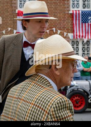 Southwick Revival Spirit of D-Day Took on the 8th of June 2024. commemorating the D-Day Landings. Stock Photo