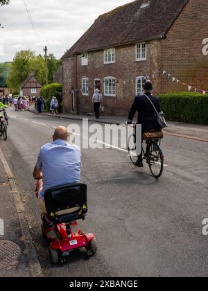 Southwick Revival Spirit of D-Day Took on the 8th of June 2024. commemorating the D-Day Landings. Stock Photo