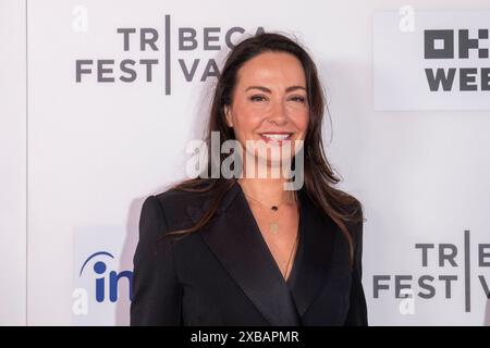 New York, United States. 09th June, 2024. Laura Warner is attending the ''The Crane's Call'' premiere during the 2024 Tribeca Festival at SVA Theater in New York, New York, USA, on June 09, 2024. (Photo by Thenews2/NurPhoto) Credit: NurPhoto SRL/Alamy Live News Stock Photo
