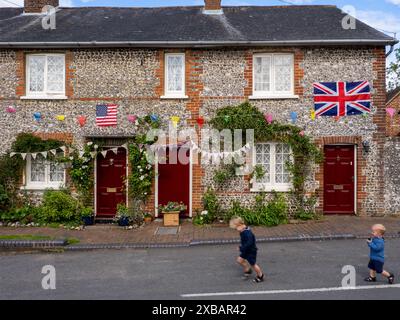 Southwick Revival Spirit of D-Day Took on the 8th of June 2024. commemorating the D-Day Landings. Stock Photo