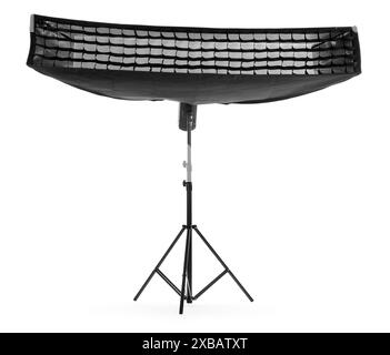 Professional lighting isolated on white. Photo studio equipment Stock Photo