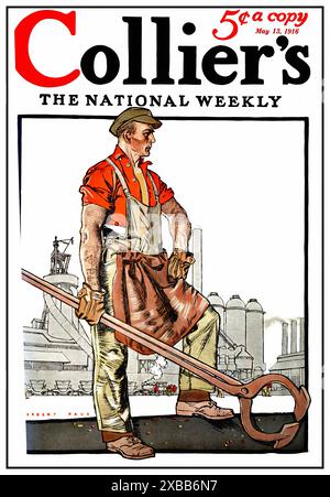 PAUS Herbert  Collier's The National Weekly May 13 1916 Stock Photo