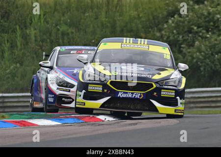 Daryl Deleon, Cupra Leon, Duckhams Racing with Bartercard, BTCC, British Touring Car Championship, Rounds ten, eleven, and twelve of the 2024 season, Stock Photo