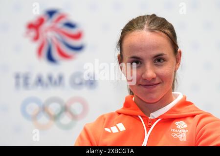 Lauren Henry during a Team GB kitting out session ahead of the 2024