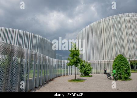 Milan Italy 11 June 2024: New campus of the Bocconi University of Milan, one of the largest urban redevelopment projects carried out in Europe Stock Photo