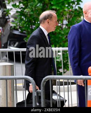 Wilmington, United States Of America. 11th June, 2024. Attorney Abbe Lowell arrives at the J. Caleb Boggs Federal Building in Wilmington, Delaware for the seventh day of Hunter Biden's trial on allegedly illegally possessing a handgun and lying about his drug use when he purchased the weapon in 2018, on Tuesday, June 11, 2024.Credit: Ron Sachs/CNP/Sipa USA for NY Post Credit: Sipa USA/Alamy Live News Stock Photo